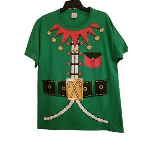 Elf Tee LARGE 100% Cotton, Preshrunk by Dec.25th
